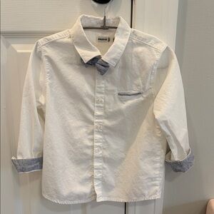 EUC Mayoral Button Down with Removable Bow Tie 🚭